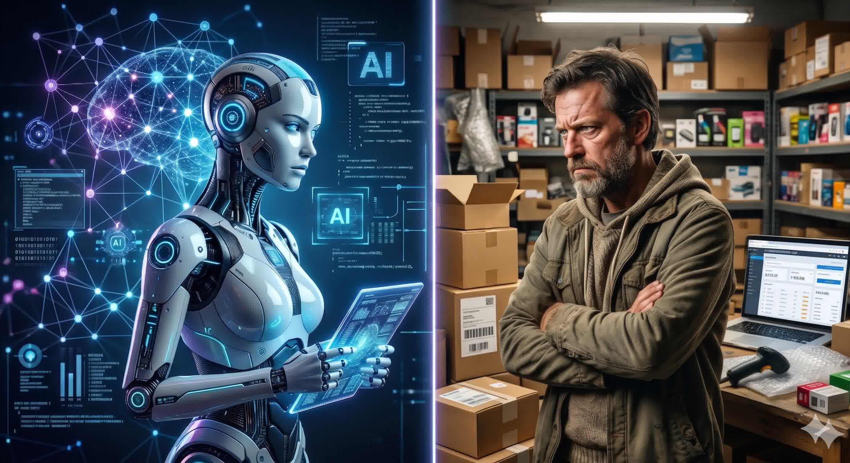 Agente IA y comerciante sin confianza